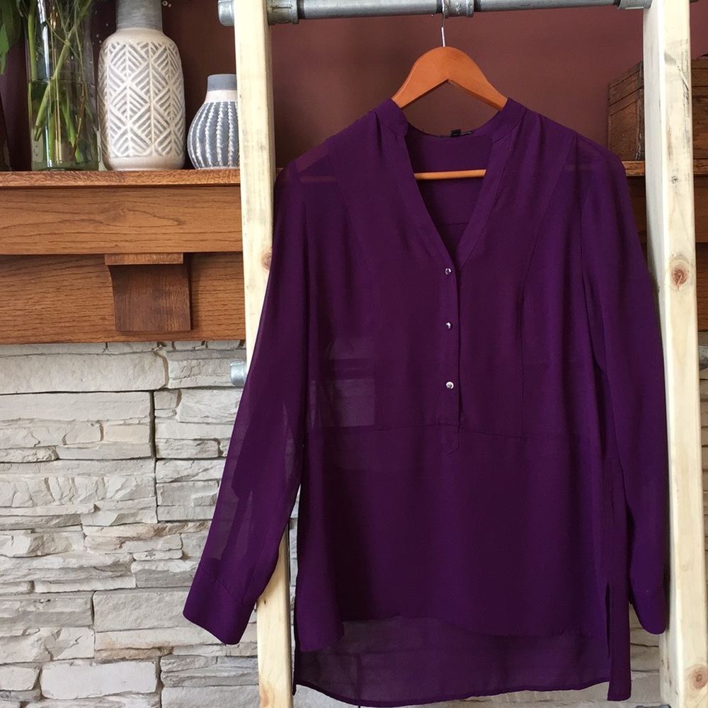 Deep Purple Blouse